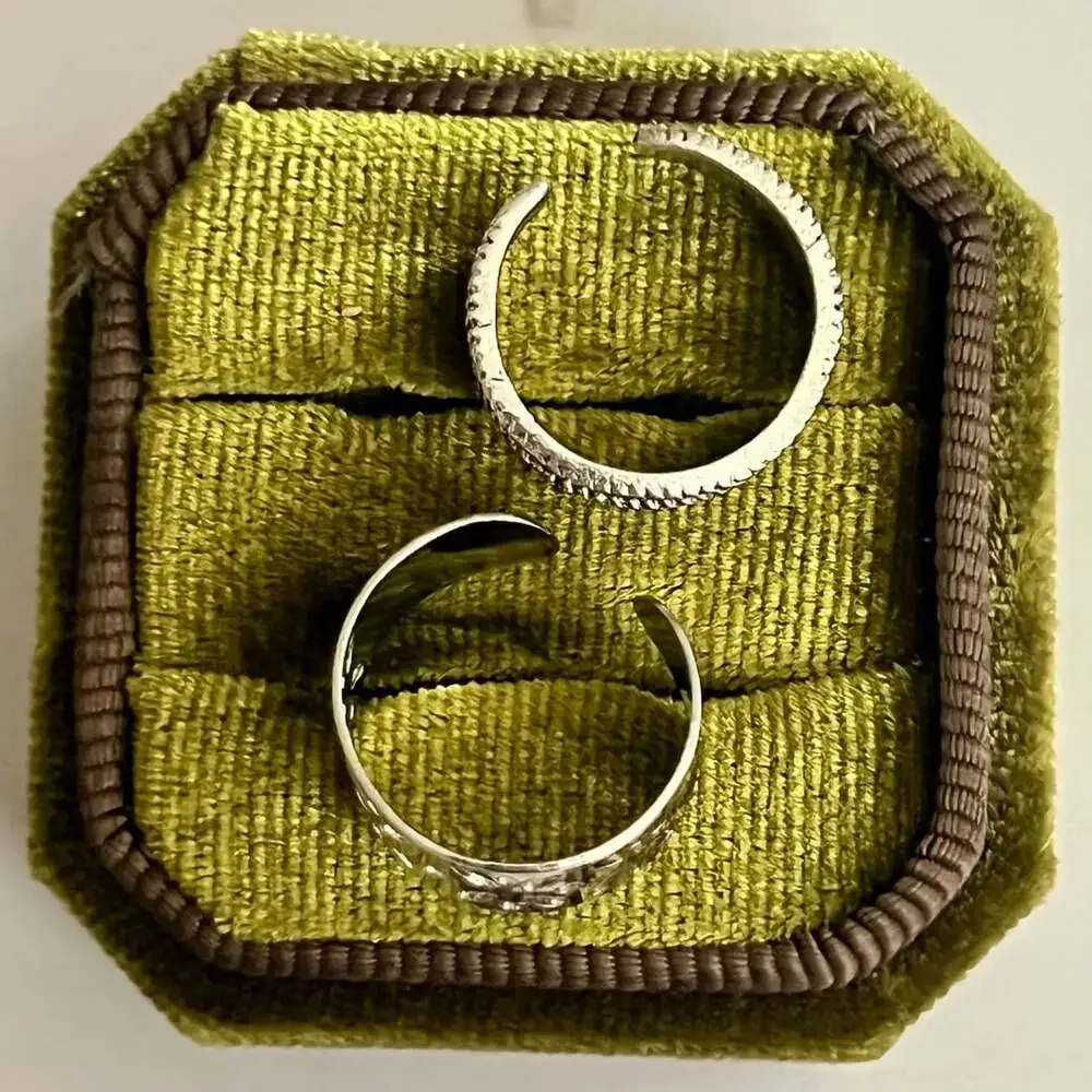 Vintage/Boho Sterling Silver Adjustable Toe Ring Set
